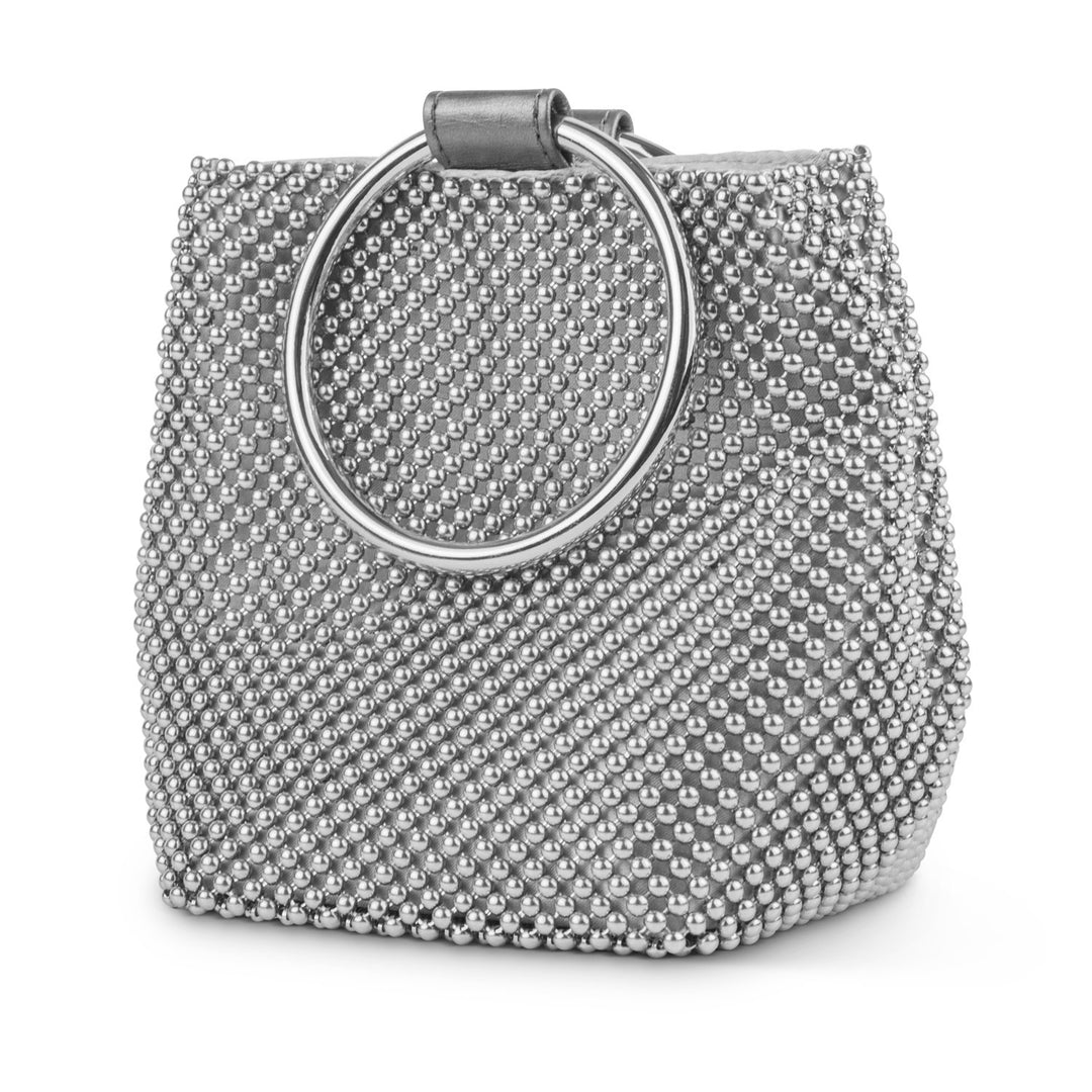 Gwen Ball Mesh Ring Wristlet Pouch – JMC Bags